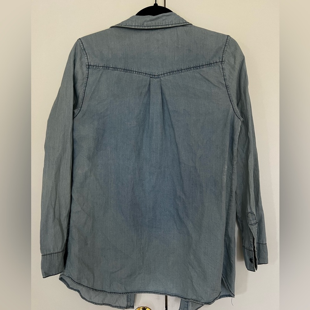 Denim button up